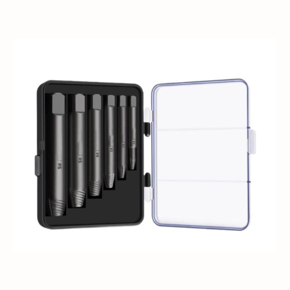 DIY Repair Mechanic Workshop Screw Extractor Set Fine Thread Teeth Extractor Bolt Removal Tool HSS High-speed Steel