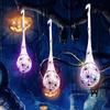 Halloween Hanging Spider Egg Sack with Lights Realistic Spider Haunted House Props Indoor Outdoor Halloween Party Decoration