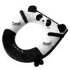 Four Seasons Universal Plush Toilet Seat Cover Set - Winter Thickened Zipper Style Cushion Ring.