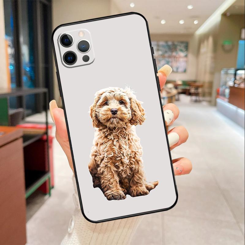 Cute Cockapoo Dog Phone Case For iPhone 16 15 14 11 12 13 17 Pro Max Mini 15 Plus 16e 17 Air Protective Cover