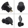 USB Power Outlet USB A & Type-C Fast Charging Adapter Waterproof Double Port Car SUV Phone Charging Socket 12-24V