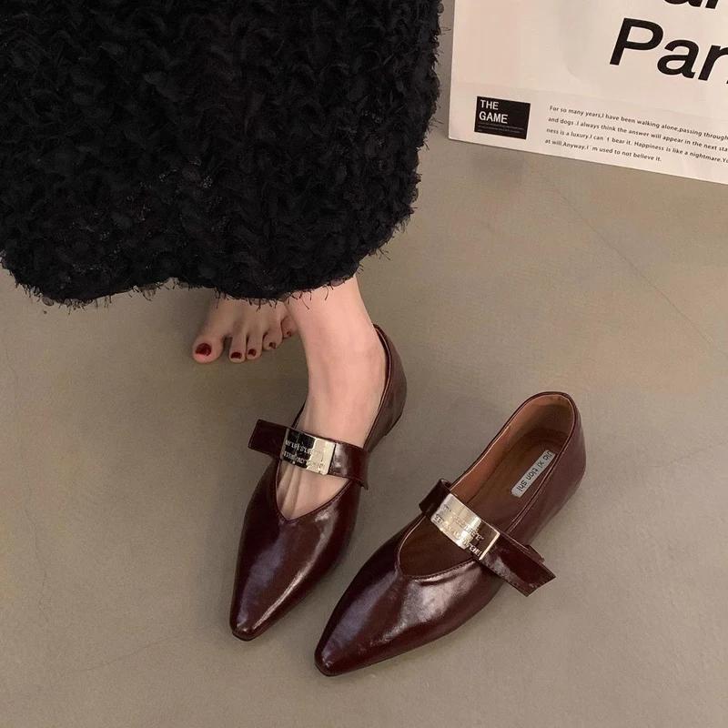 Mode Übergröße 42 Neue Damen Ballerinas Mary Janes Silberfarben Spitze Bequeme Gummisohle Modische Koreanische Sle Casual Schuhe