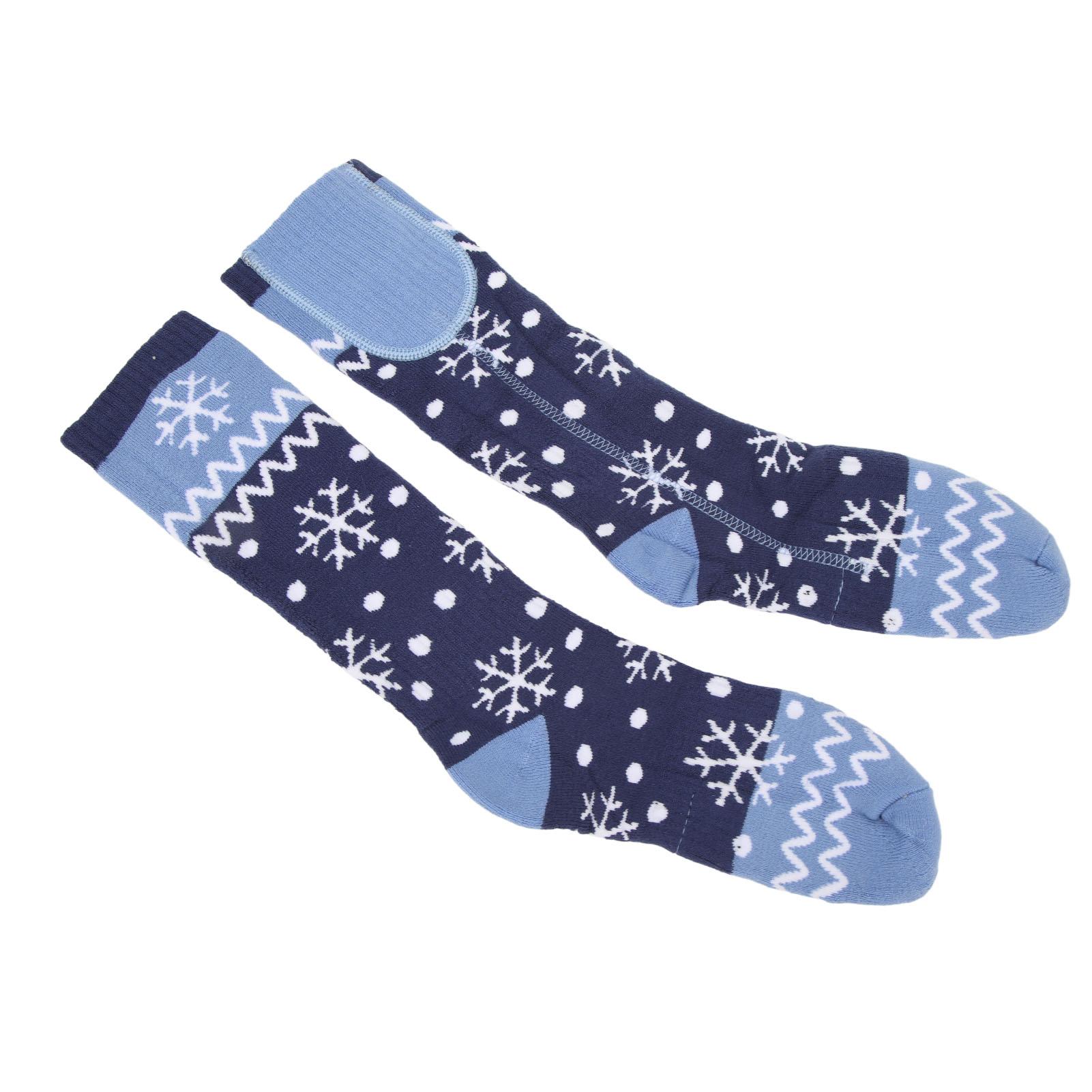 

Носки с электроподогревом, синие, три скорости регулировки, хорошая эластичность, питание от аккумулятора