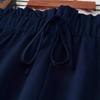 Women's Pant Plus Size Fashion Solid Colour High Waist Wide Leg Trousers