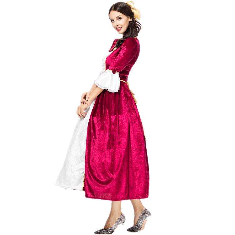 Cosplay Halloween Renaissance Queen Mary Court Queen Princess Dress Medieval Dress European and American Show Costumes