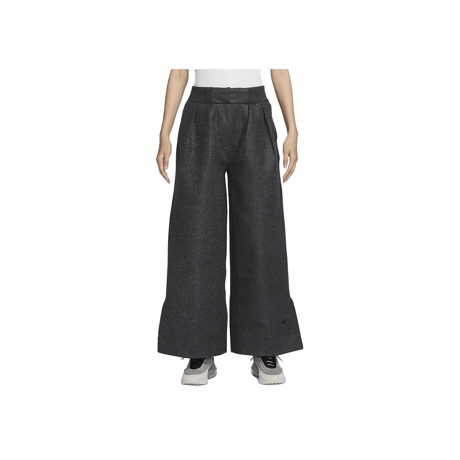 

Nike Forward Series Therma-FIT ADV Solid с высокой талией, свободные, широкие, повседневные брюки, женские, черные, FB8362-060 XL