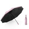 Protable Windproof Automatic Umbrella 12-bone Sunny and Rainy Dual Use 3 Folding Umbrella Vinyl Sun Shade UV Protection Parasol