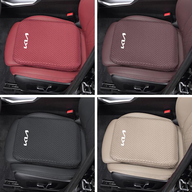DSWF9 Car Seat Cushion Breathable Ice Silk Thick Pad Soft Mat For Kia Carnival Stinger Ceed Forte 5 3 4 K7 K5 K8 K3 Ray XCeed Soul EV6