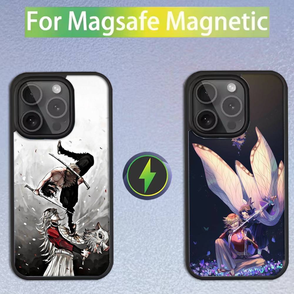 Douma D-DemonS S-Slayer Phone Case For iPhone 16,15,14,13,12,11,Pro,Max,Plus,Mini,SE Magsafe Magnetic Wireless Charging