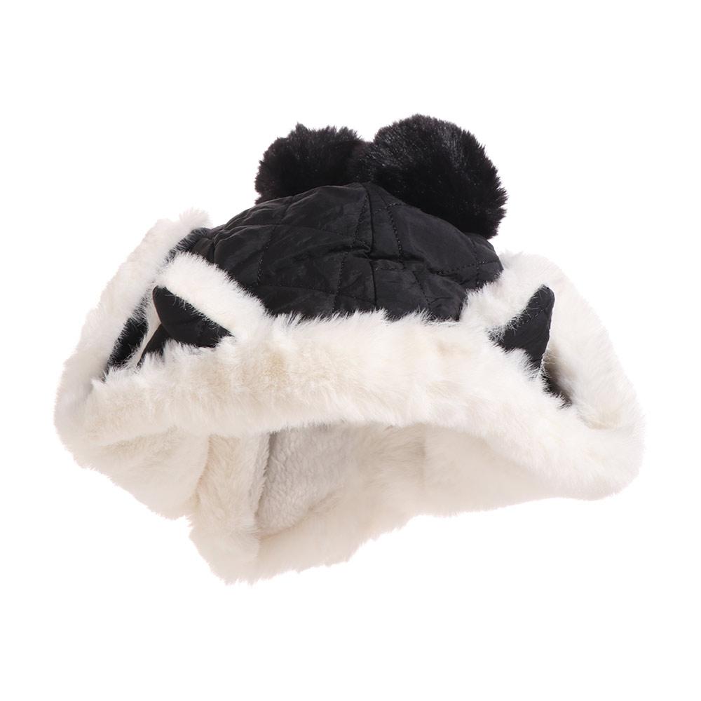 Keep Warm Plush Beanie Hat Windproof Ear Protection Hat Soft Cat Ear Pullover Hat Girls