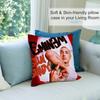Hot Rapper E-Eminem Pillow Case Short Plush Double-sided Print Square Throw Pillow Covers Sofa Home Cushion Decor
