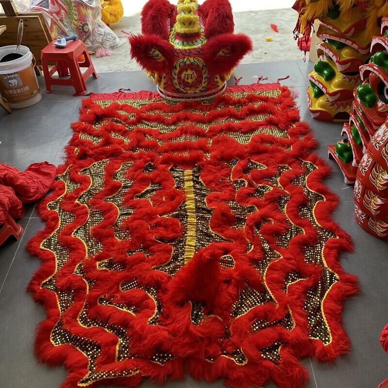 Traditional Southern Lion Dance Head