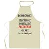 Tablier De Cuisine - Planetee - Motif «Agriculteur Ça N'existe Pas» - Coton Épais - Impression Durable France