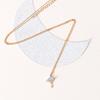 Women's Saturn Ring Pendant Clavicle Necklace - Planet & Cross-border Style