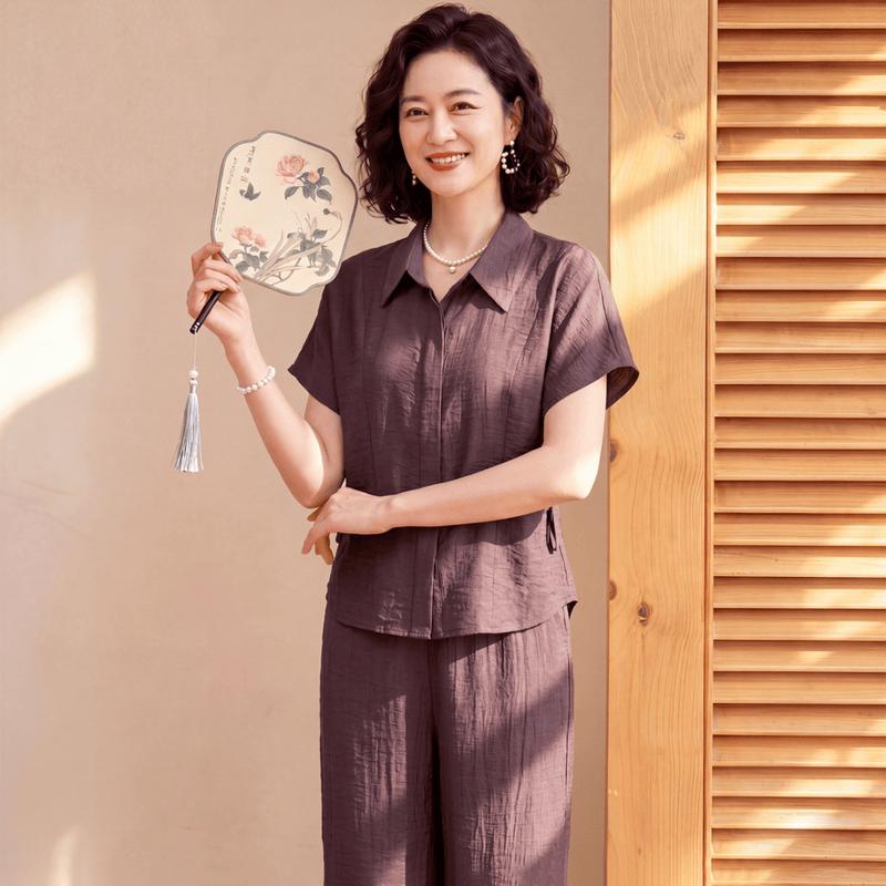 Datang Madam Women's Summer Two-Piece Suit