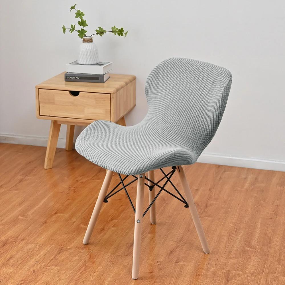 

Пилозахисні чохли на стільці, Чохли на табурети, що перуться, Нові чохли на стільці сірий