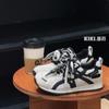 American Retro Forrest Gump Shoes Women's Ins Tide 2025 Early Autumn New Niche Color Matching Waffle Shoes Casual Sports Shoes Women
