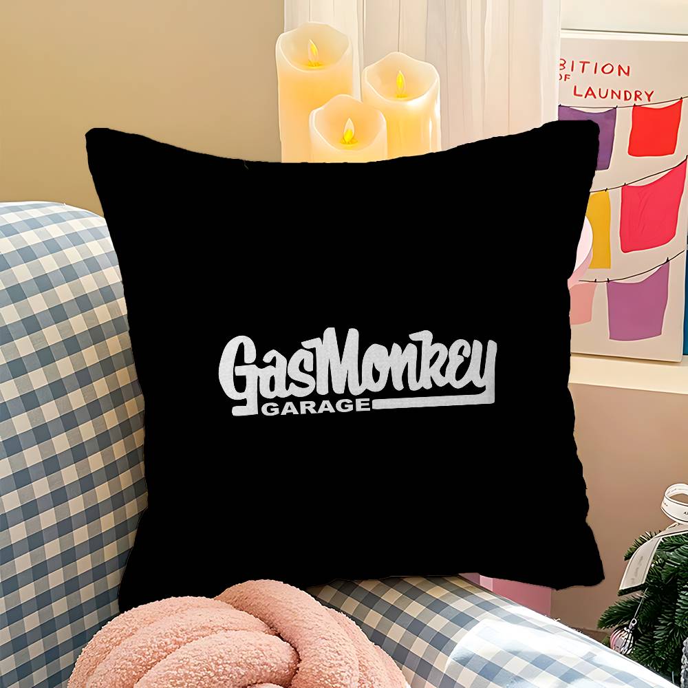 G-Gas M-Monkeys Garage Pillow Cover For Bedroom Room And Living Room Sofa Decorative Cushion Cover
