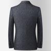 Autumn and Winter Knitted Jacquard Suit Young and Middle-aged Men's Small Suit Men's Korean Version Slim Casual Suit