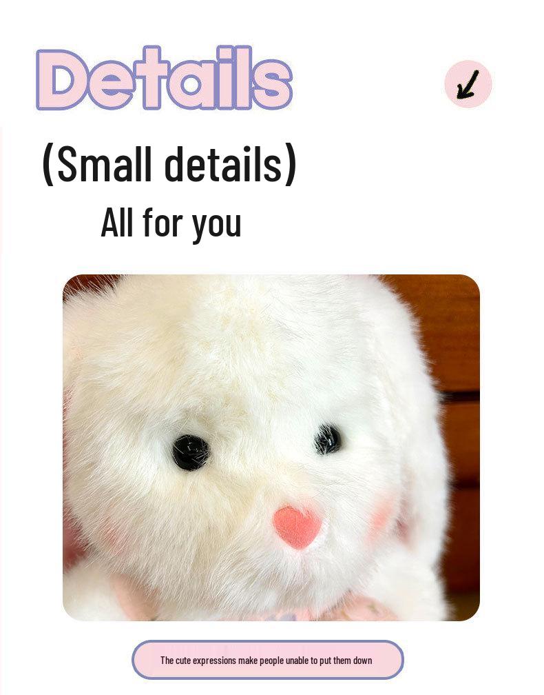 New Pastoral Cute Little Rabbit Plush Toy Doll - Perfect Gift for Girlfriend