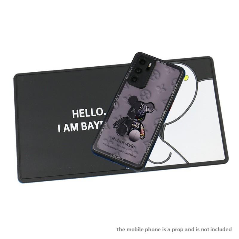 

Cartoon Car Anti-Slip Mat, Large Size, High-Temperature Resistant for Dashboard 27-15cm білий