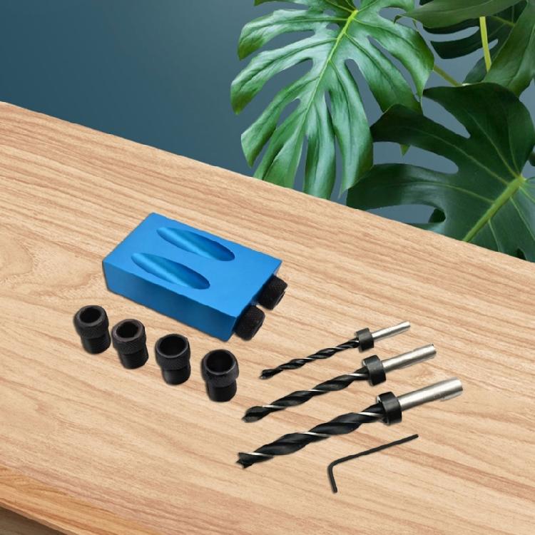 14Pcs Inclined Hole Jig Kit Woodworking Drilling Guide Locator for Efficient and Precise Woodworking Projects