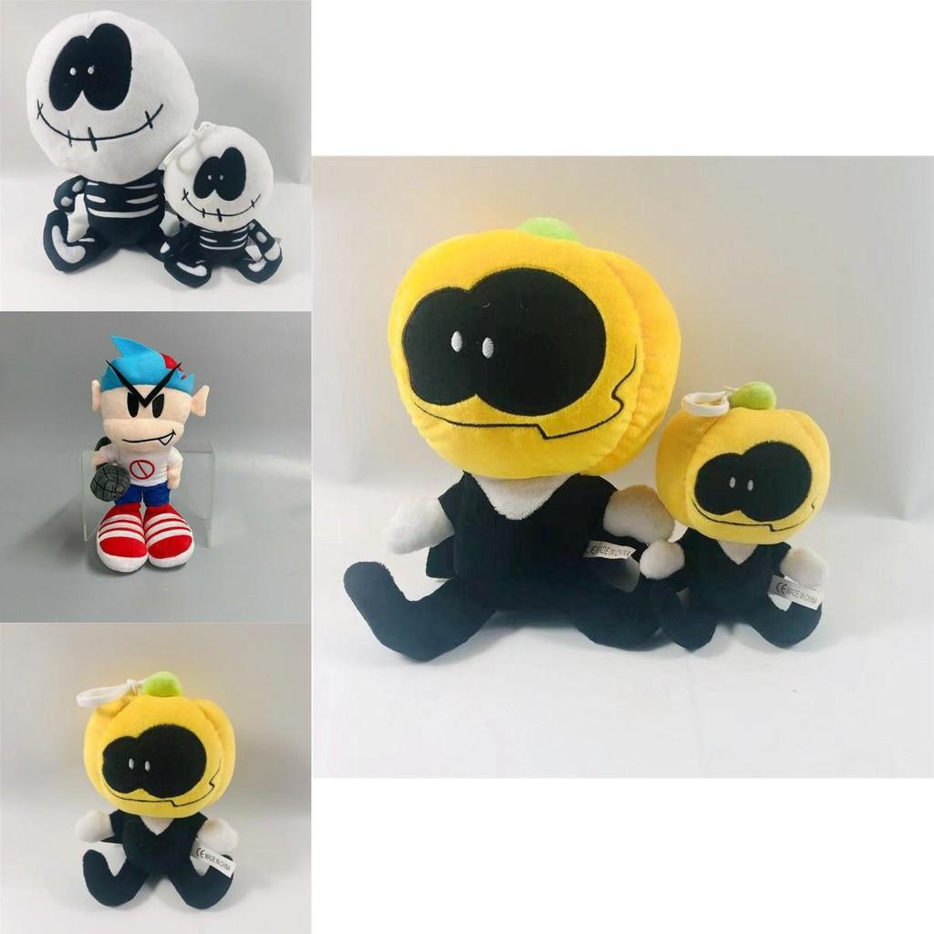 Friday Night Funkin Plush Toy Adorably Soft Fnf Whitty And Boyfriend Lemon Demon Doll For Kids