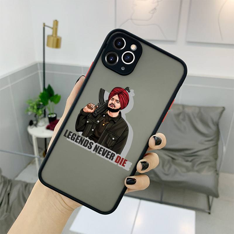 Sidhu Moose Wala Sänger Legenden sterben nie Telefon Fall matt transparent Für iPhone 11 12 13 7 8 Plus Mini X XS XR Pro Max Abdeckung
