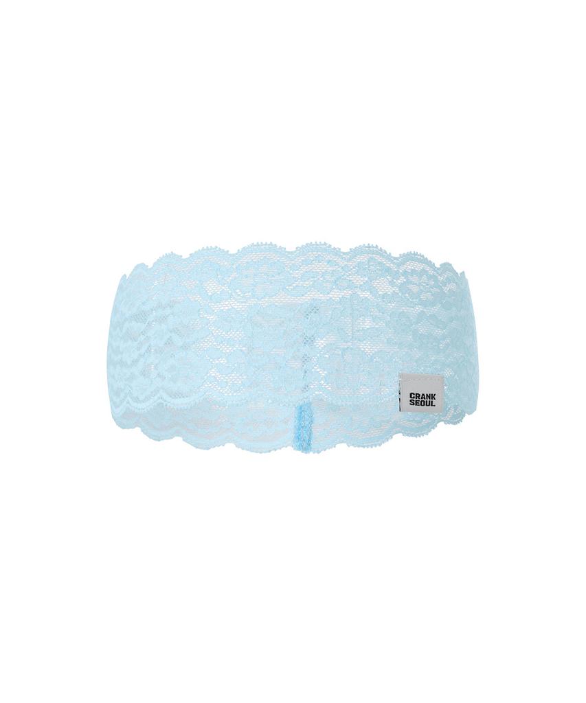 CRANK Lace Veil Hairband_Aqua Blue