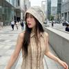 Embroidered Crochet Flower Lace Hat Spicy Girl Flower Pile Hat Retro Weave Knitted Cap  Outdoor