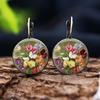 Fashion Earring Y2K Vintage Marigold Time Gem Flower Ear Buckle