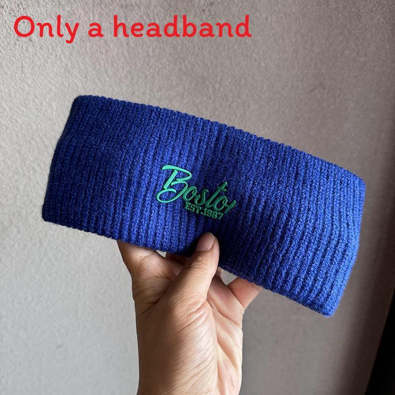 Korea Fashion Letter Headband For Women And Men With Knitted Material Fall Winter Accessory