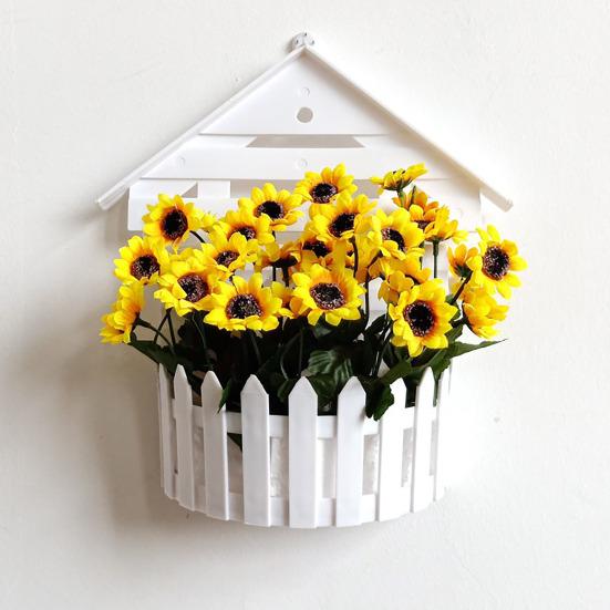 Yousheng Hanging Flower Basket, Sustainable Use Handcrafted Unique Design, Durable Wear-Resistant Home Decoration, for Balcony Garden