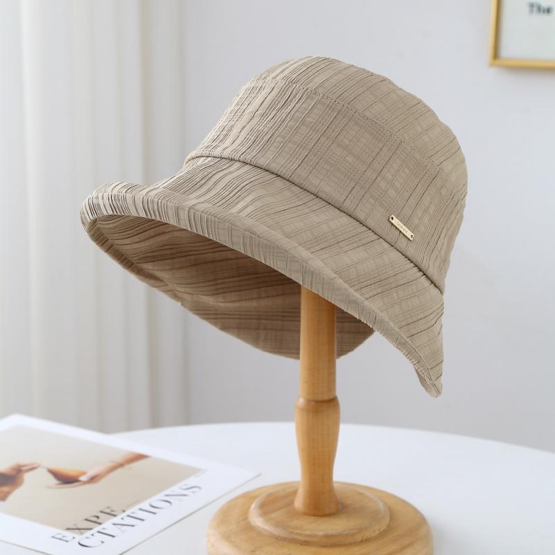 Neuer Frühjahrs- und Herbst-Fischerhut im schlichten Stil mit Krempe für Damen, Vintage-Sommerhüte für Damen