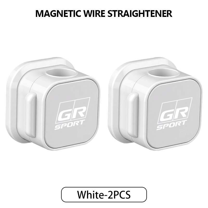 Multifunction Portable Magnetic Cable Clip Adjustable Cord Cable Organizer Holder For Toyota Crown Yaris Corolla Prius Auris CHR