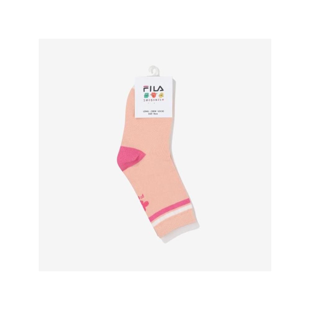 [Fila Kids] Fila X Susu Stripe Long Neck Socks  fk3scf5s02X Por  q0zfk3scf5s02XPor