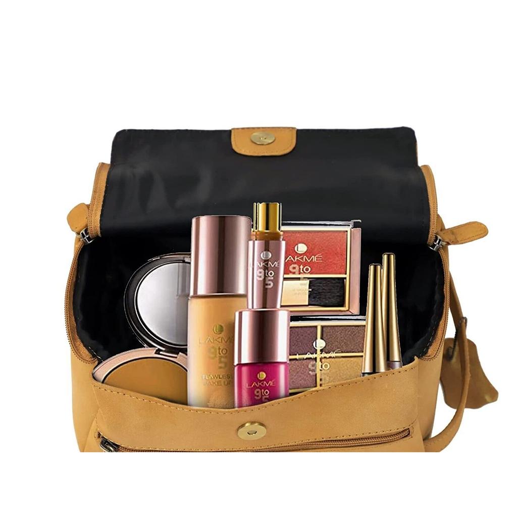 Neceser Vintage de Cuero Hunter Marrón Puro para Unisex(3079-02)