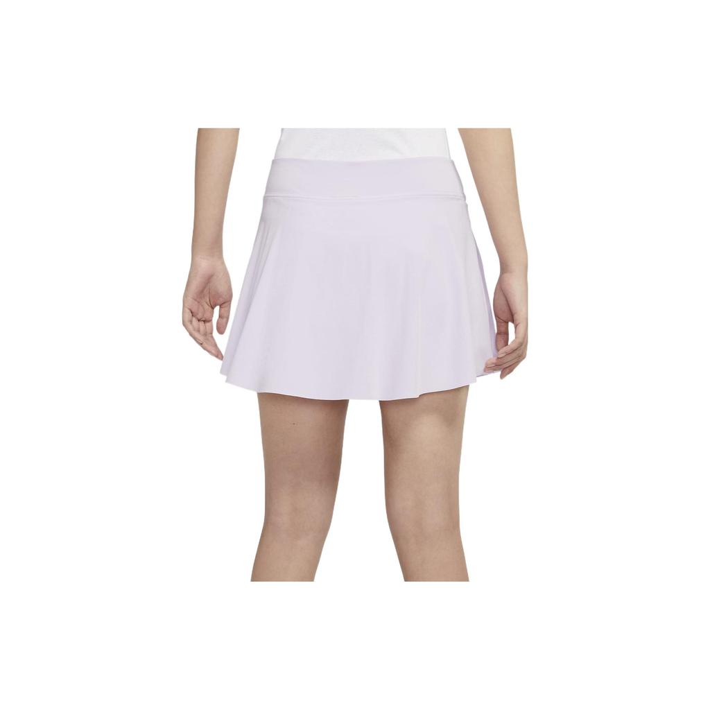 Nike Falda de Club Tenis Deportes Color Sólido Transpirable Línea A Cómoda Informal Falda Mujer Faldas Morado DD0342-530