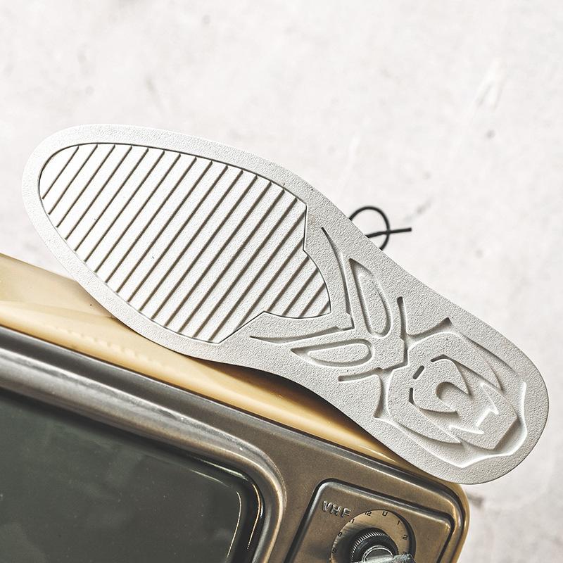 Men's Shoes Blok Patent Leather Trendy Shoes Korean Version Men's Casual Single Shoes Leather Shoes Men's British Shoes