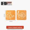 Cartoon Wooden Heat-Resistant Non-Slip Coaster and Placemat for Kitchenware
