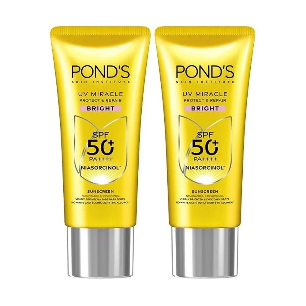 

POND S UV Miracle Bright SPF50 Sunscreen 50g x 2 packs