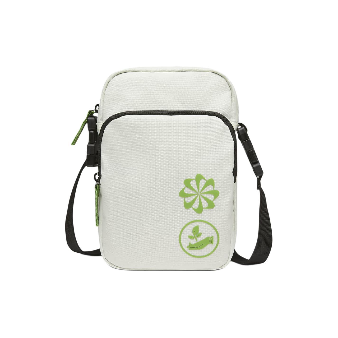 

New Nike Heritage Fabric Shoulder Bag, Crossbody Bag Regular Unisex Sea Glass Blue & Black & Leaf Green FN0882-020 16.0*8.1*24.1CM