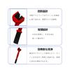 Chain Chain Cleaning Red and Set of 2 Cleaner, Three-Sided Brush, Bicycle/Motorcycle Brush, Tool, Blue,