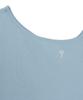 Emelbi Women'S Basic Off-Shoulder Shirred Ribbed Dress Phi (Mg.Blue)