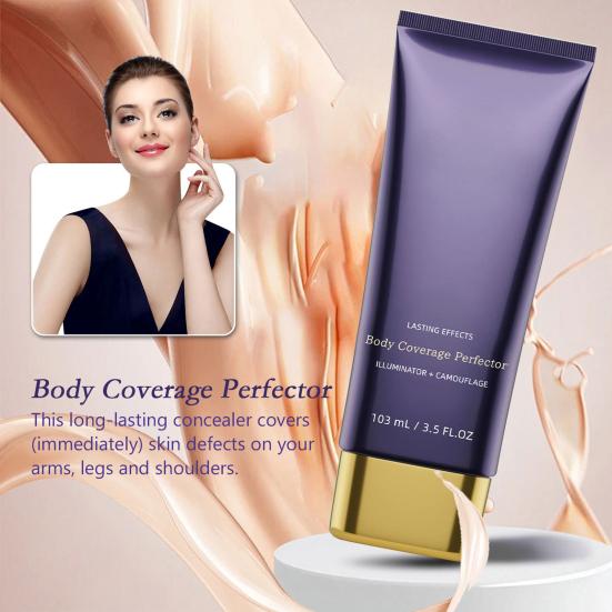 103ML Copri Imperfezioni Corpo per Donne, Trucco Corpo Gambe Copri Tatuaggi Crema, Correttore Impermeabile Copertura Totale per Lividi Cicatrici Vene