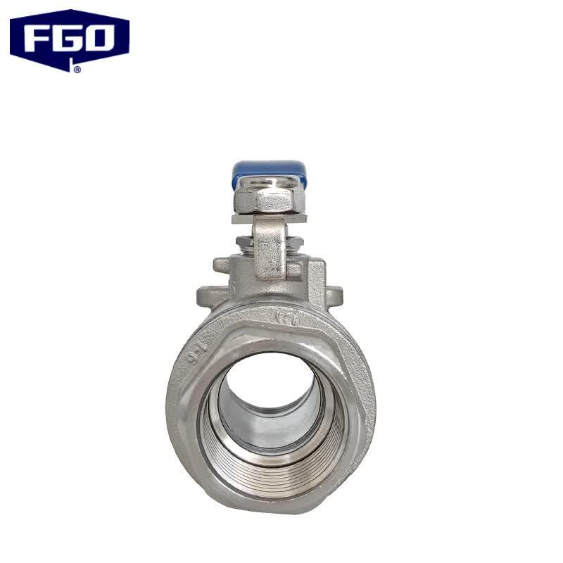 FGO Stainless Steel 304 Two-Piece Ball Valve