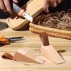 Hanging Non-Slip Beech Wooden Soild Door Stopper Door Wedges