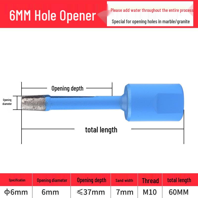 Angle Grinder Drill Bit for Marble, Glass, Tile & Granite