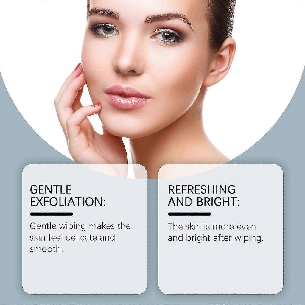 Glykolsäure Peeling-Wattepads  Feuchtigkeitsspendend, Aufhellend & Sanft für Alle Hauttypen