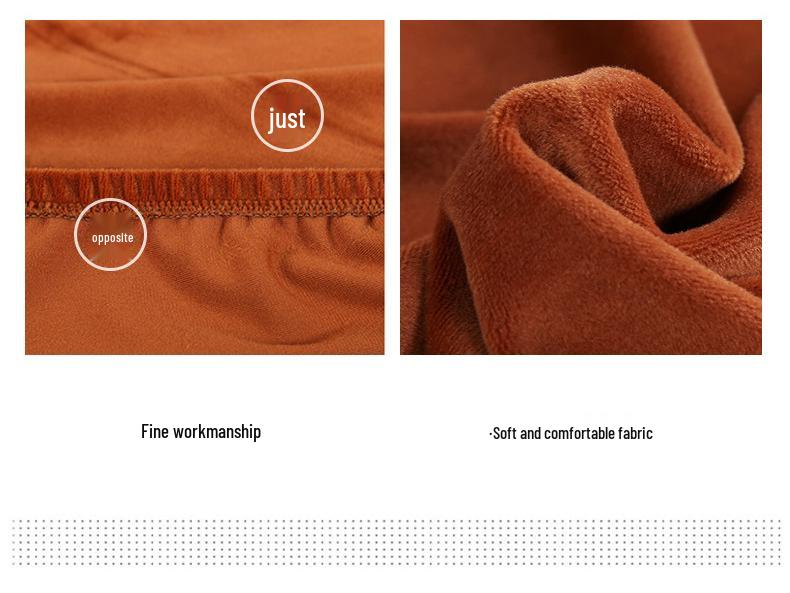 Silver Fox Velvet Stretch Chair Cover - Dustproof & Durable for Restaurants, Cafes, and Homes